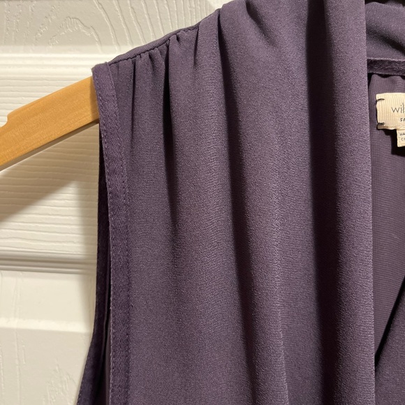 Wilfred Aritzia Sabine Dress Sleeveless Lined Purple Sz S - Picture 5 of 14